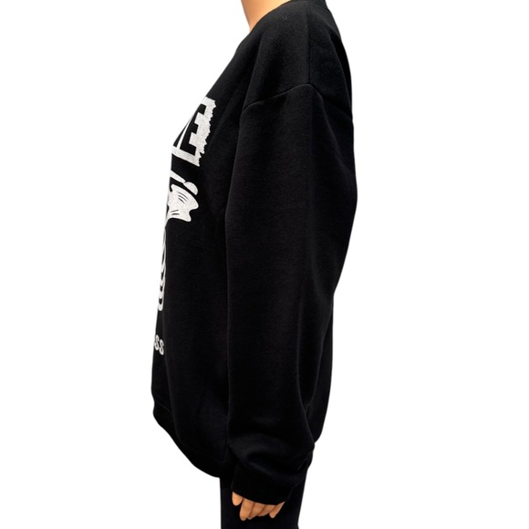 VINYL ICONS Blondie Heart Of Glass  Black Comfy Sweatshirt Heart Skeleton Medium - Picture 2 of 5